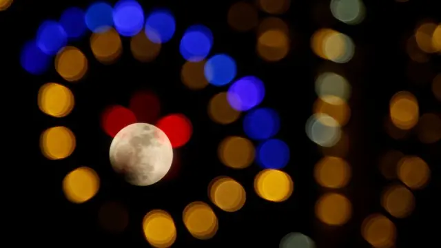 La luna vista desde Inglaterra