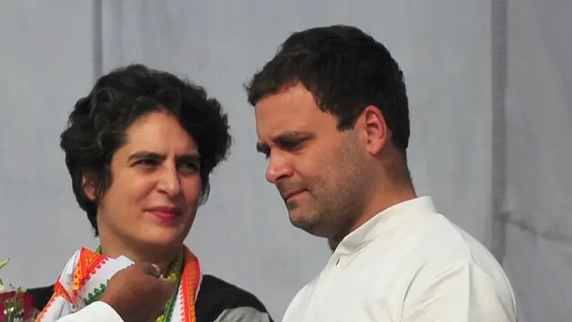 پرینکا، راہل