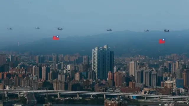 台灣正舉行"雙十國慶"預演。