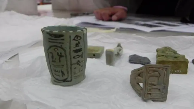 بعض القطع المستردة