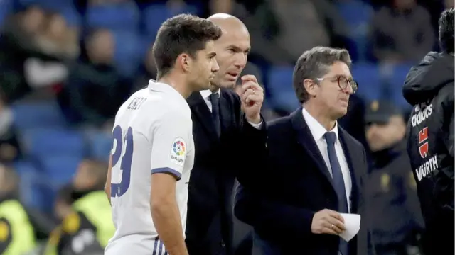 Enzo y Zinedine Zidane