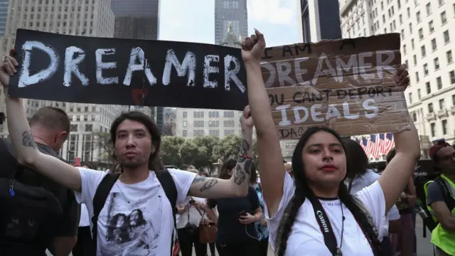 Una manifestación de "dreamers"