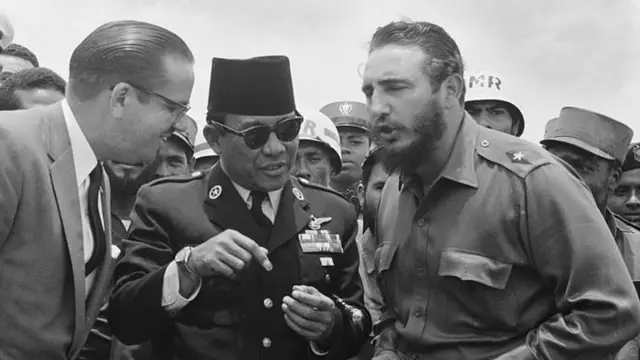 sukarno, castro