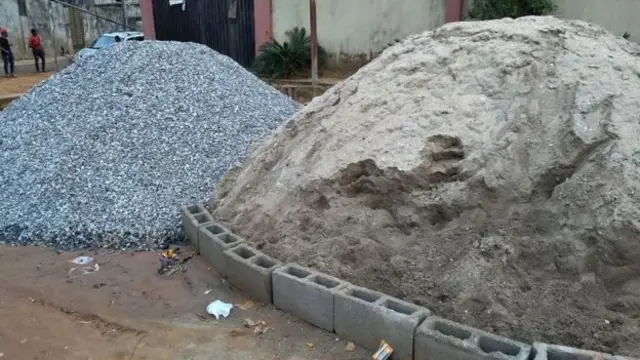 Sharp sand and granite