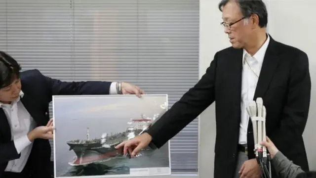 Kokuka Courageous ဂျပန် ရေနံတင် သင်္ဘောက မိုင်းဗုံး နှစ်လုံး ထိခဲ့တယ်လို့ ဂျပန် ကုမ္ပဏီက သတင်းထုန်ပြန်