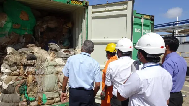 இலங்கைக்குள் கொண்டு வரப்பட்டுள்ள குப்பை