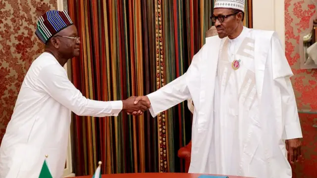 Aarẹ Buhari pẹlu Gomina ipinlẹ Benue