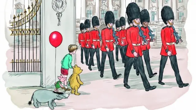 Винни-Пух в Букингемском дворце