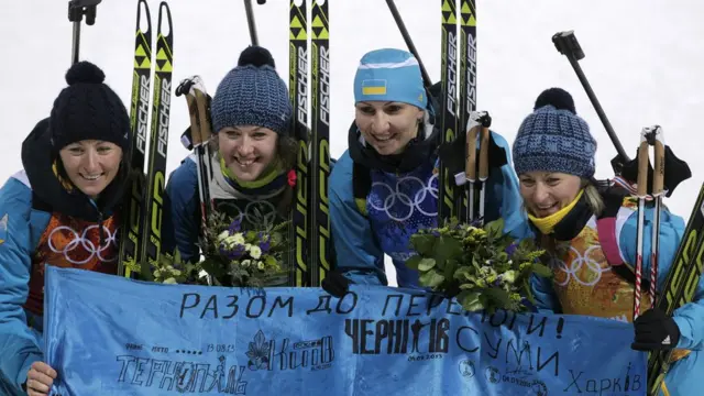 Віта Семеренко, Юлія Джіма, Олена Підгрушна та Валентина Семеренко
