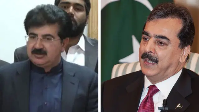 یوسف رضا گیلانی صادق سنجرانی