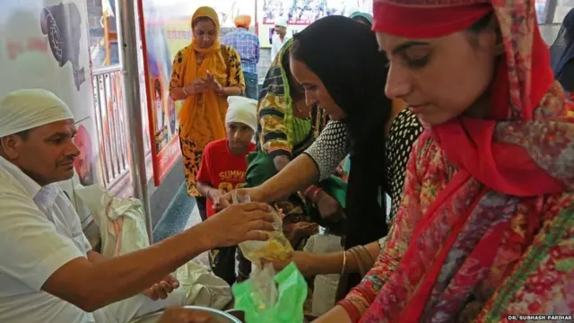 Prasad at Baba Farid Mela.