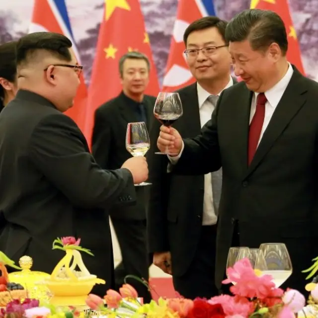 چین اور شمالی کوریا کے رہنما