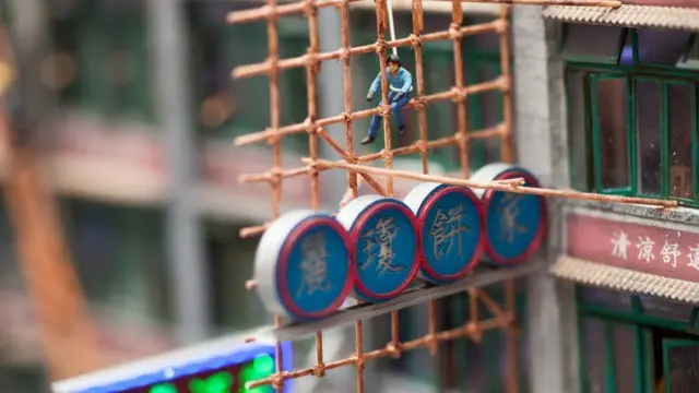 “搭棚”微缩模型