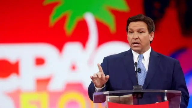 Imagen del gobernador Ron DeSantis