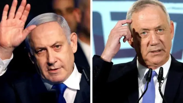 نتنياهو وغانتس