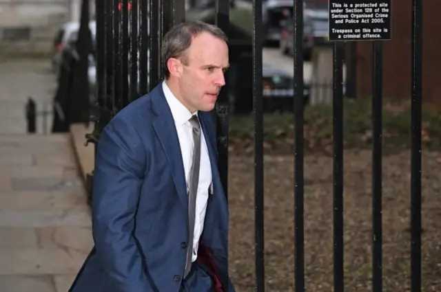 İngiltere Dışişleri Bakanı Dominic Raab