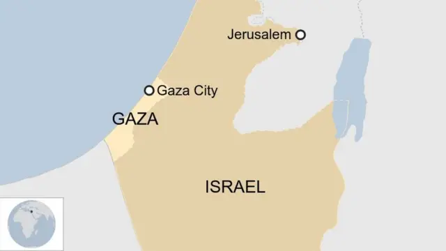ఇజ్రాయెల్, గాజా, గాజా నగరం, జెరూసలెం