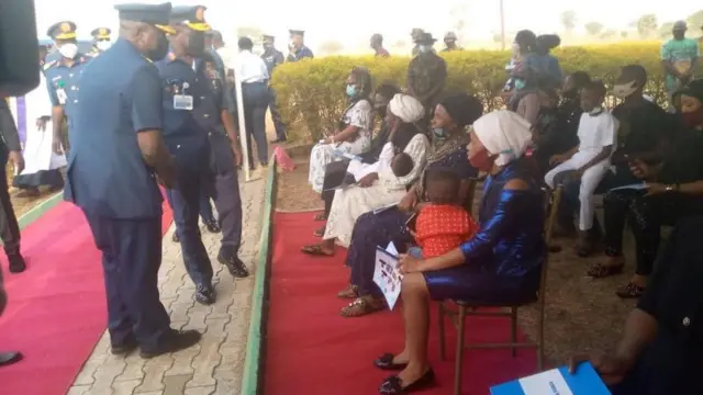 Burial of Air force Personnel