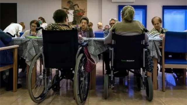 Un asilo de ancianos en Cataluña