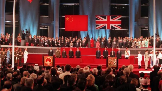 香港主权移交仪式