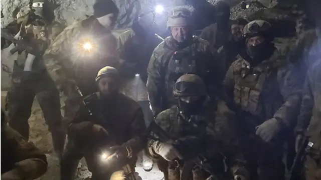 جنود من مجموعة فاغنر.