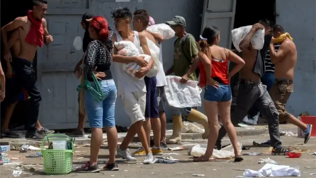 Saqueo en Venezuela