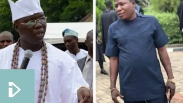 Aworan Iba Gani Adams ati Sunday Igboho