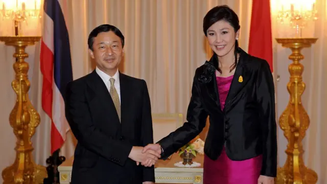 การเดินทางเยือนไทยเมื่อปี 2555 เป็นสมัยของนางสาวยิ่งลักษณ์ ชินวัตร อดีตนายกรัฐมนตรี