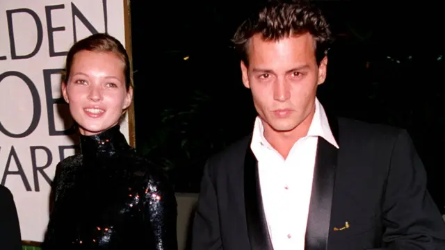 Kate Moss y Johnny Depp