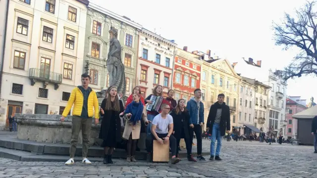 Вуличні музиканти у Львові