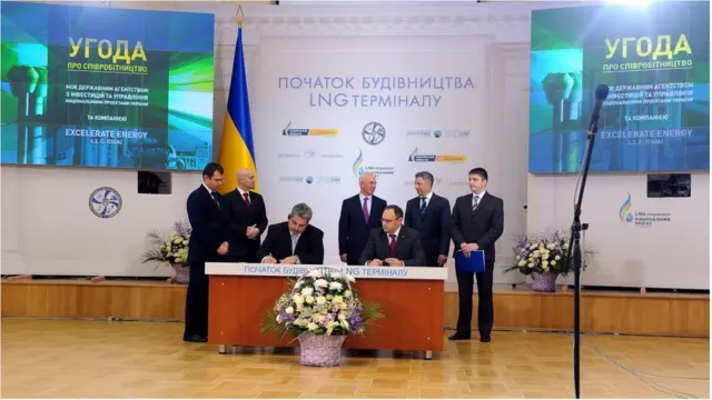 підписання угоди про LNG-термінал в Одесі