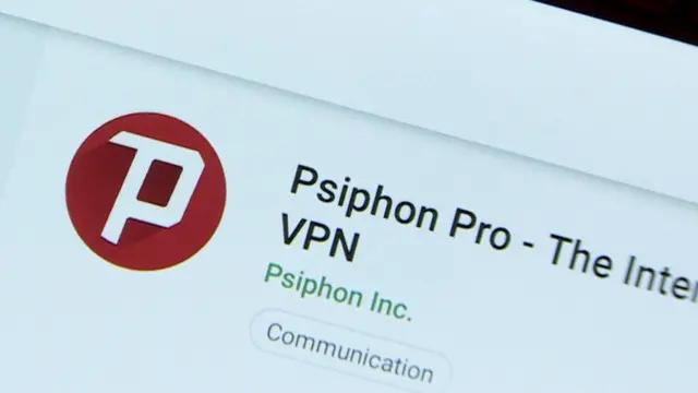 فیلترشکن سایفون در فروشگاه اپ گوگل‌پلی