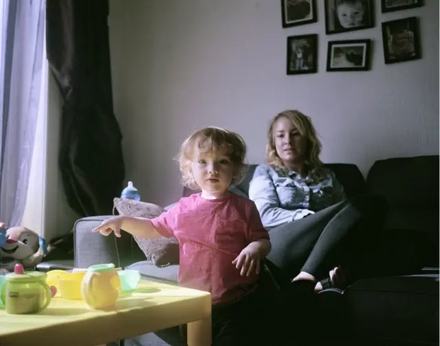 Christina and her son Sebastian