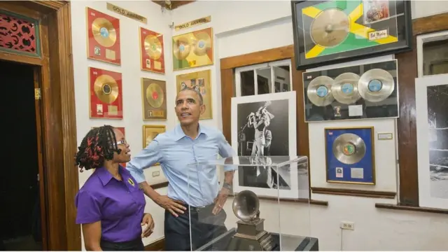 bobmarley, kingston, jamaïque, obama