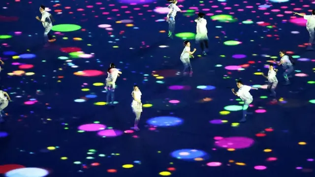 Dancers at the opening ceremony