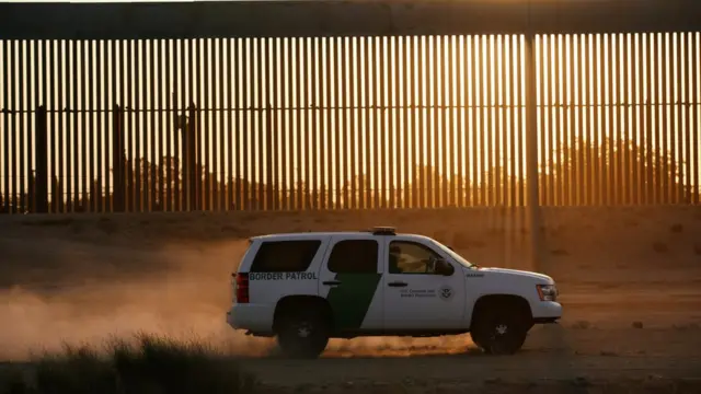 Frontera entre EE.UU. y México en El Paso, Texas