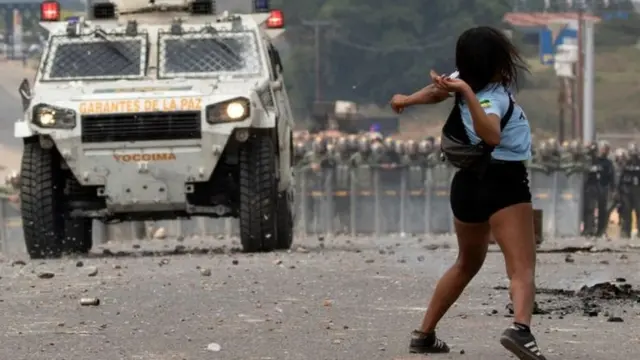 ผู้ประท้วงในเวเนซุเอลา