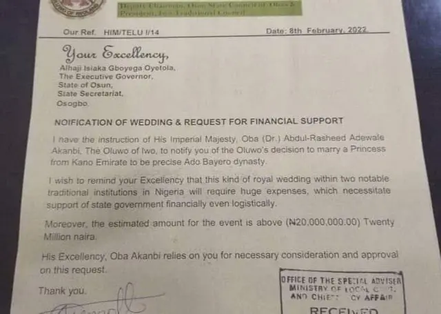 Lẹta to n fa awuyewuye