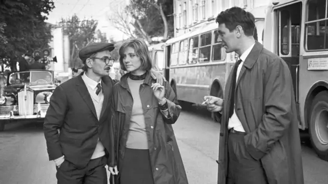 Съемки фильма "Июльский дождь"