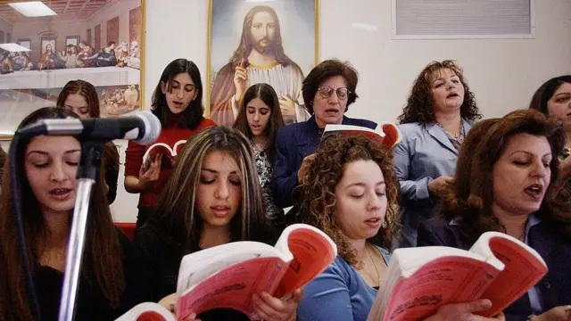 Прихожане церкви в Ираке