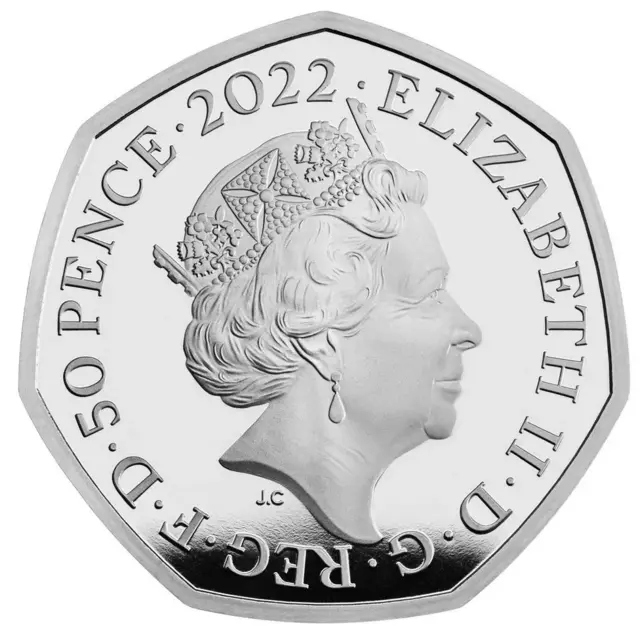 عملة تذكارية فئة 50 بنس