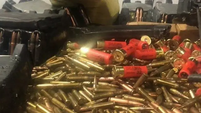 Weapons DSS claim say dem carry comot from Sunday Igboho house