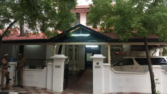 கருணாநிதியின் கோபாலபுரம் இல்லம்