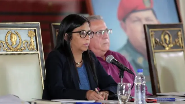 Delcy Rodríguez, presidenta de la Asamblea Nacional Constituyente.
