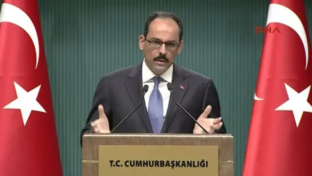 Cumhurbaşkanlığ Sözcüsü İbrahim Kalın