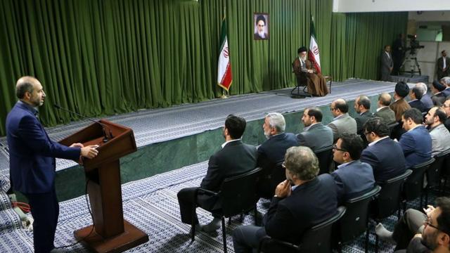محمد سرافراز در دیدار مدیران صداوسیما با رهبر جمهوری اسلامی ایران
