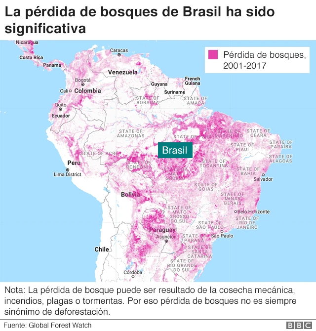 Mapa de Brasil