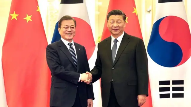 23일 오전 진행된 한중 정상회담