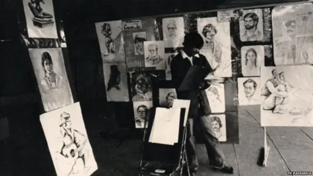 સ્કેચ આર્ટિસ્ટ તરીકે મહાનંદિયાને સારી એવી નામના મળી હતી