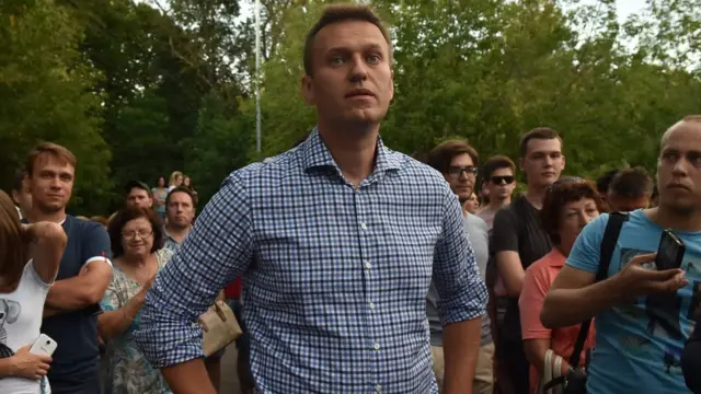 納瓦爾尼去年參與遊行